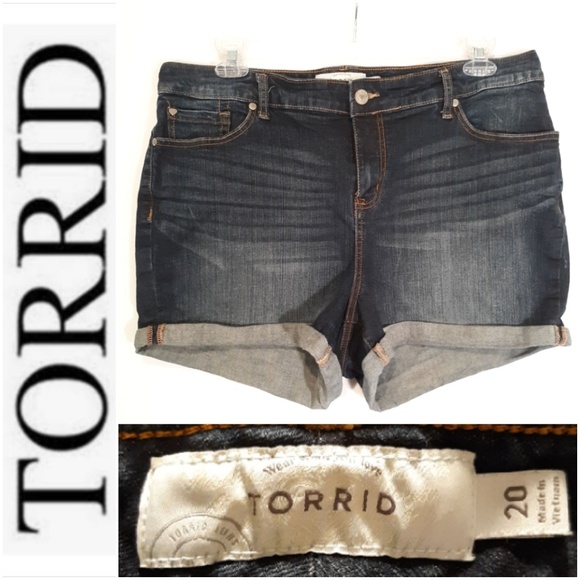 torrid Pants - Torrid Cuffed Jean Shorts